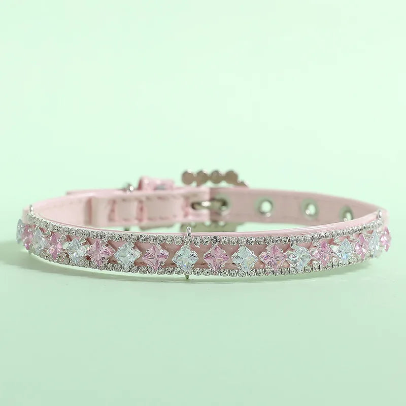 Luxury Pearl Rhinestone Pet Collar Necklace for Cats and Dogs