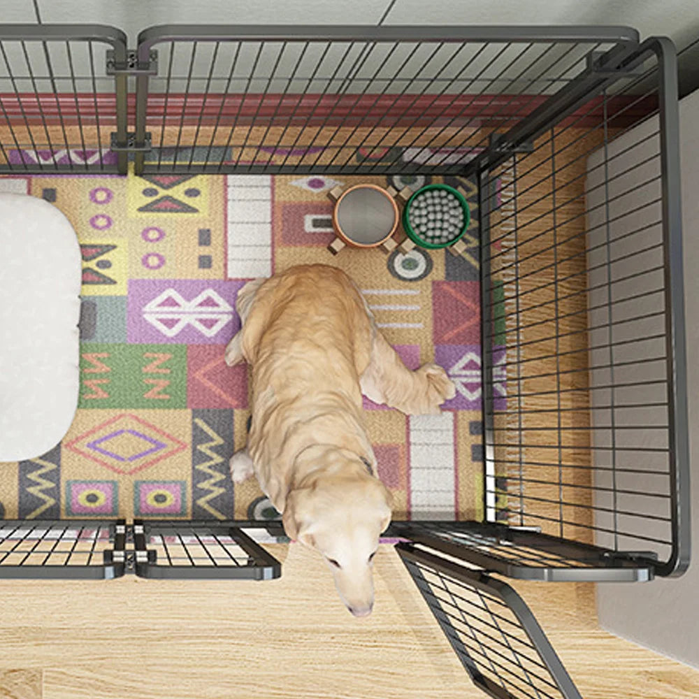 Foldable Dog Fence Playpen For Dogs Cats And Rabbits