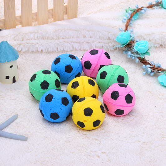 MOJOYCE 12Pcs Pet Interactive Foam Balls For Dogs And Cats