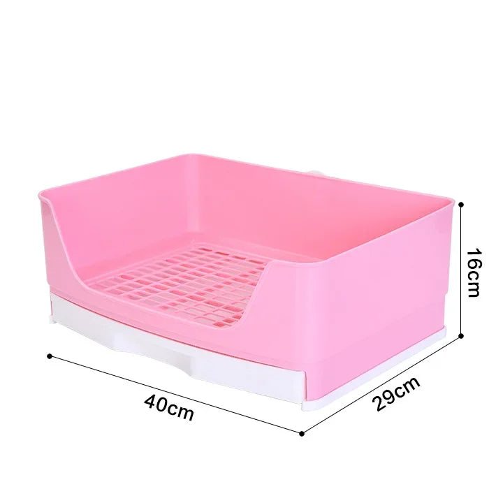 Large Bunny Toilet With Drawer For Rabbits And Small Pets