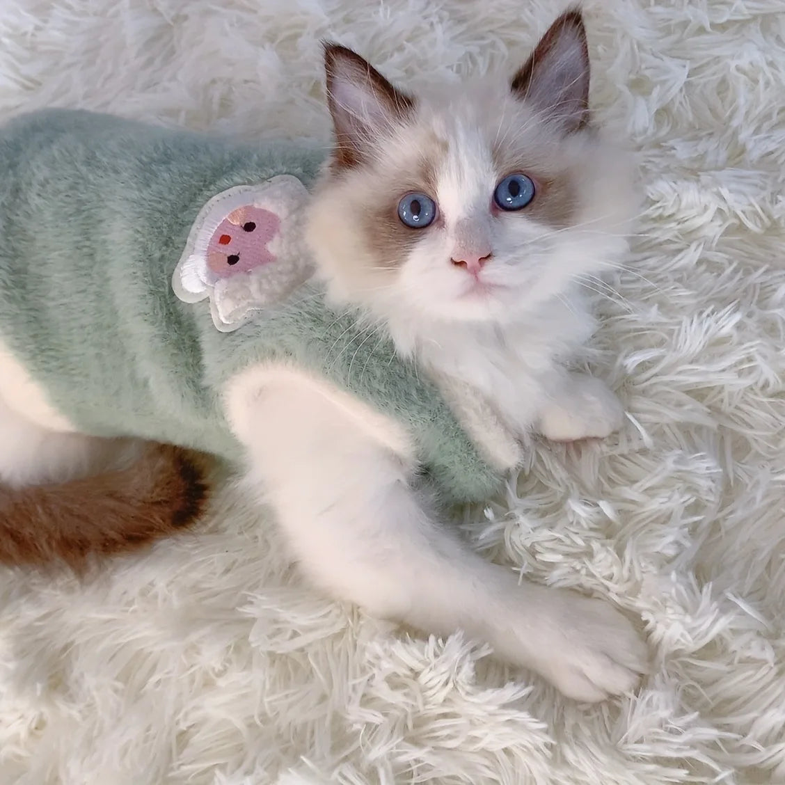 BeiYu Pet Winter Vest For Cats Kittens Dogs Warm Sweater