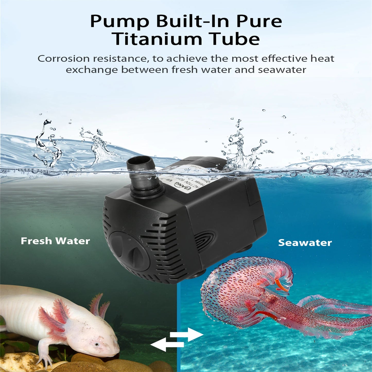 Aquarium Chiller 0.1 0.33 0.5 HP Water Cooling System
