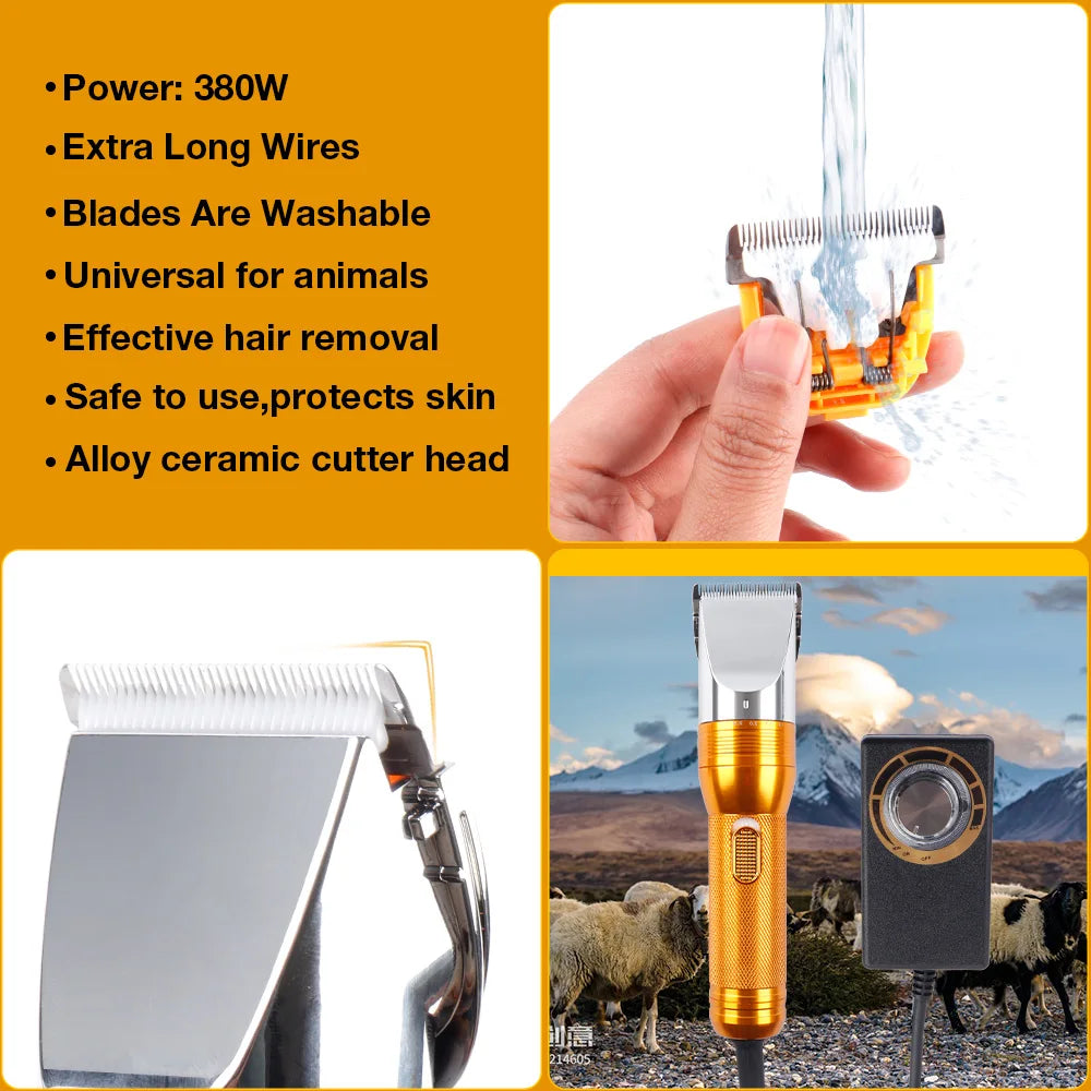 Electric Cashmere Goat Shearer Professional Hair Trimmer