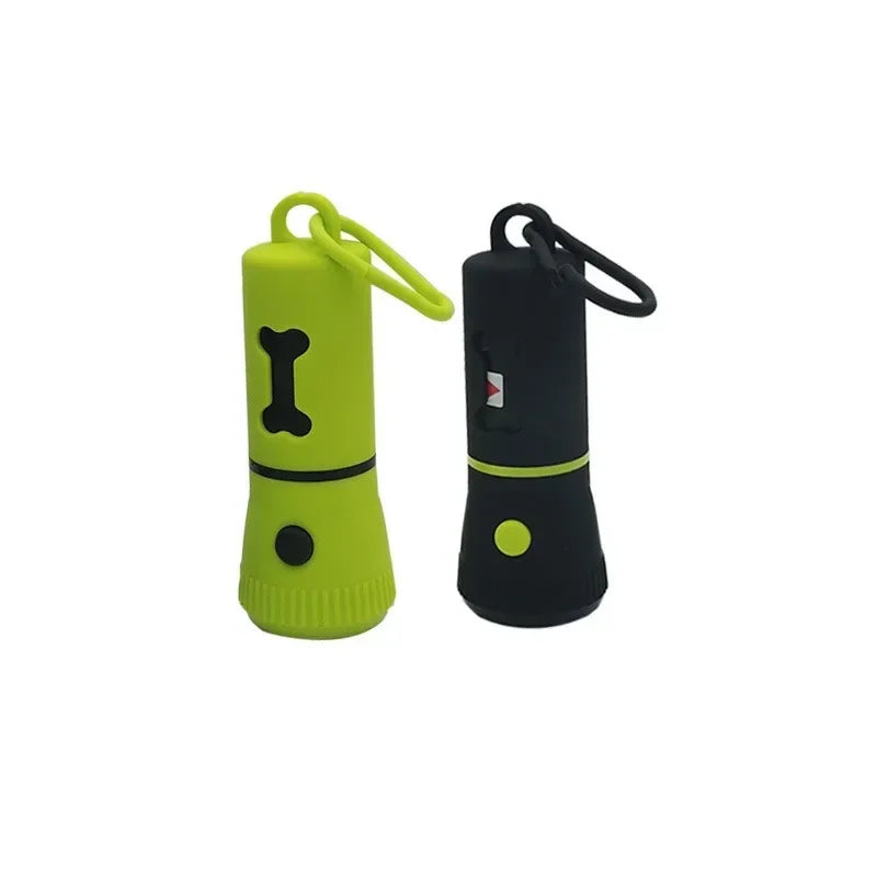 New Convenient Practical Pet Waste Bag Dispenser LED Dog Poop Bag Holder With Light Plastic Carrier Case Pet Dog Waste Poop Bags