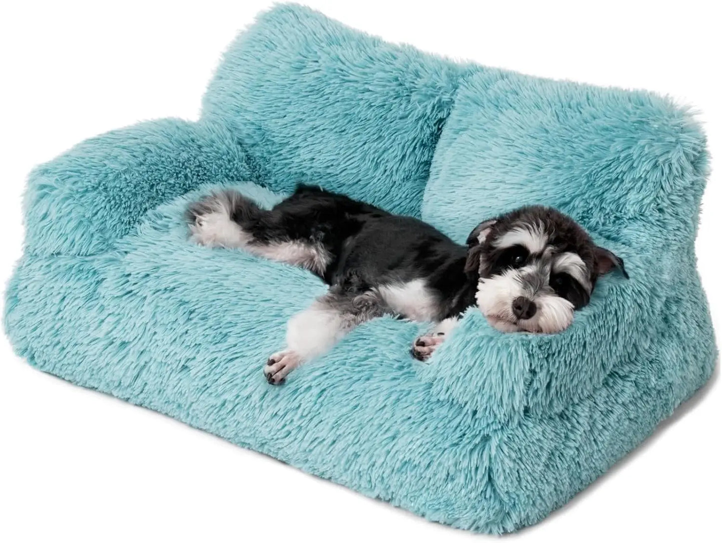Mewoo Dog Couch Leather Bed With Removable Washable Cover