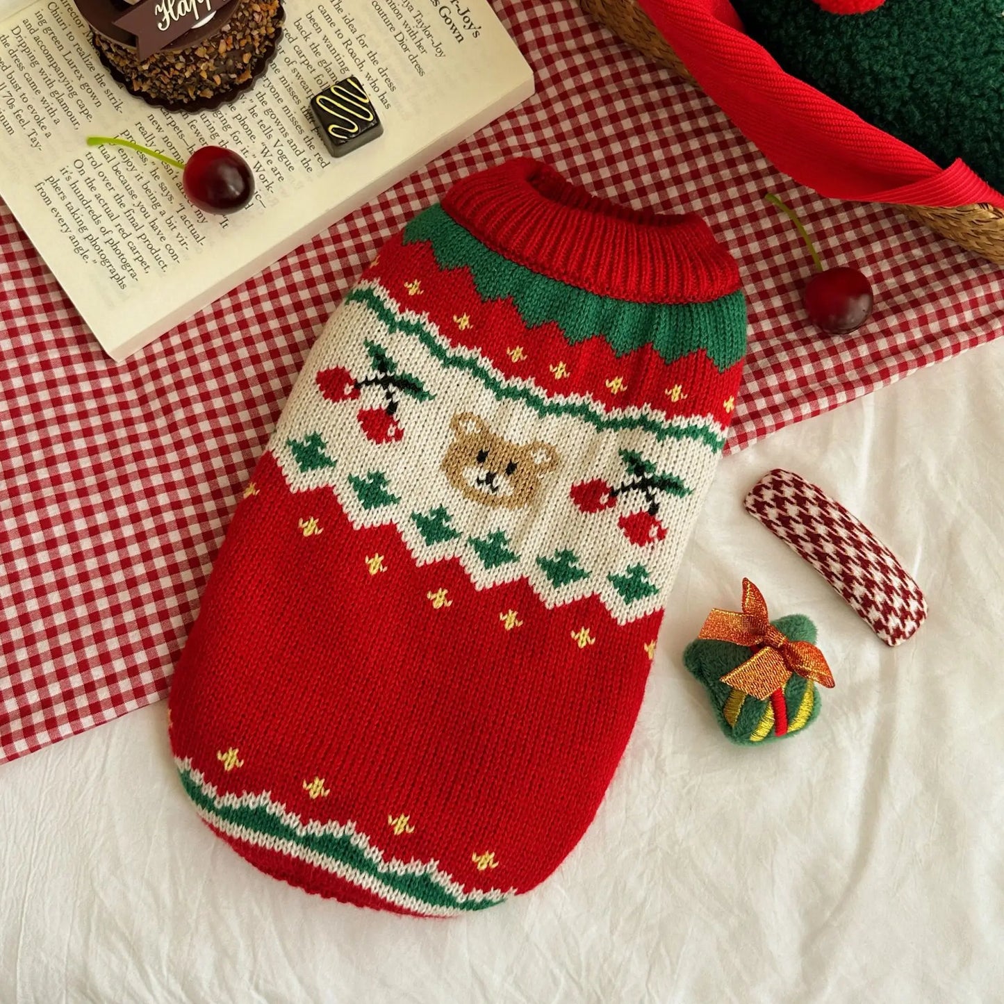 Autumn Winter Knitted Sweater for Small Dogs and Cats