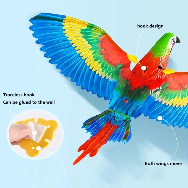 CN Jiangsu Zhejiang Interactive Simulation Bird Cat Toy Hanging Eagle