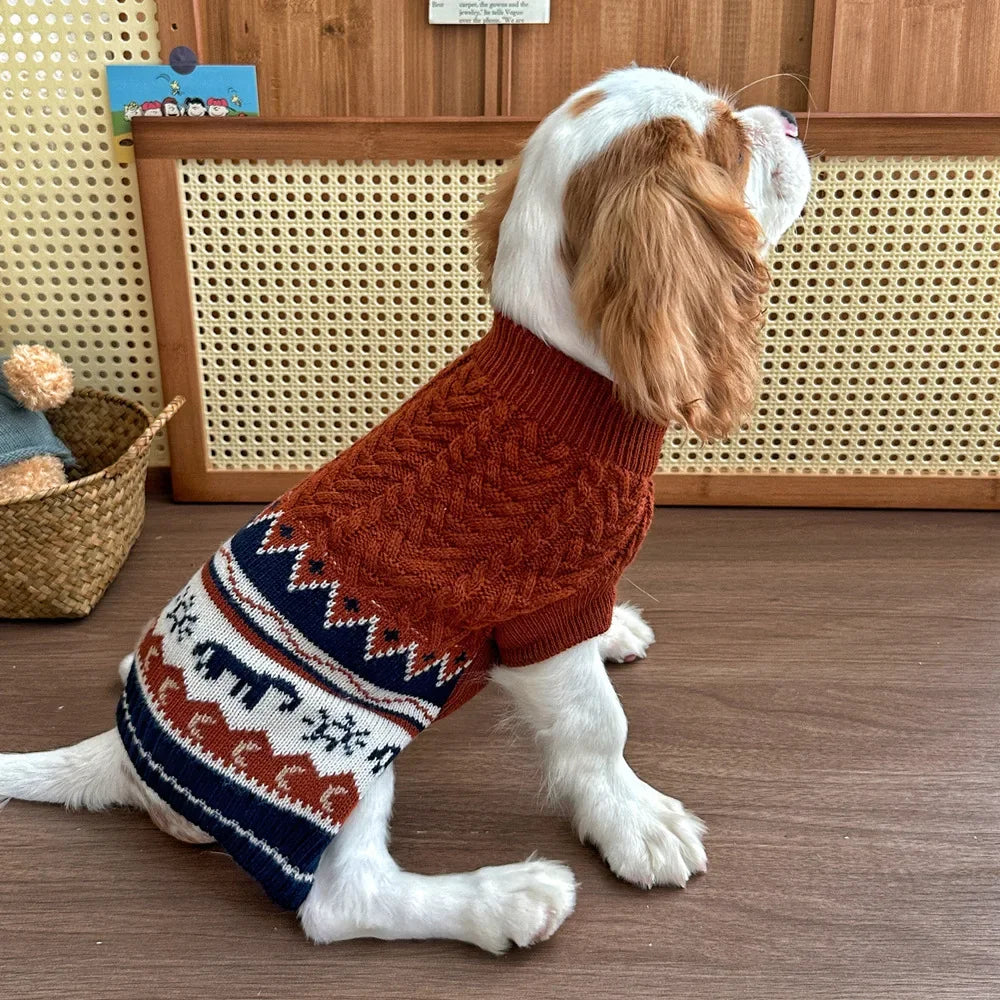 Autumn Winter Knitted Sweater for Small Dogs and Cats