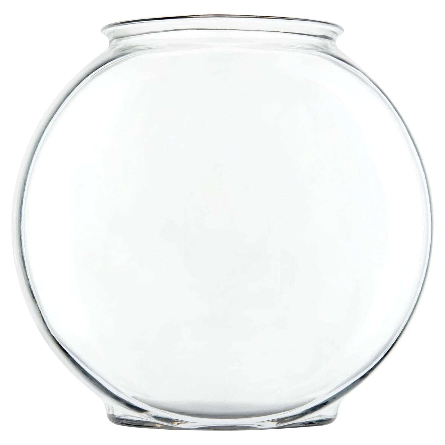 Clear Glass Betta Goldfish Fishbowl Aquarium Decor Display