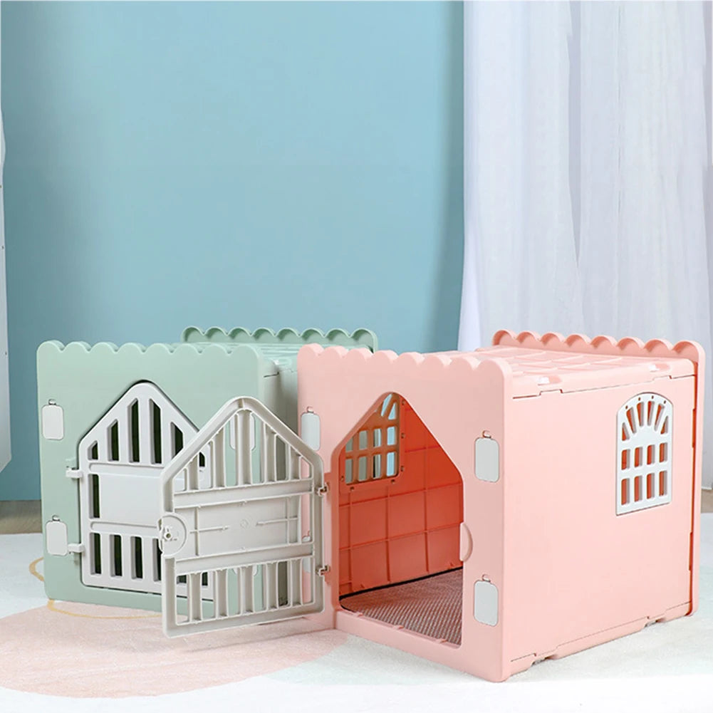 Closure Waterproof Plastic Cat House For Outdoor Cats