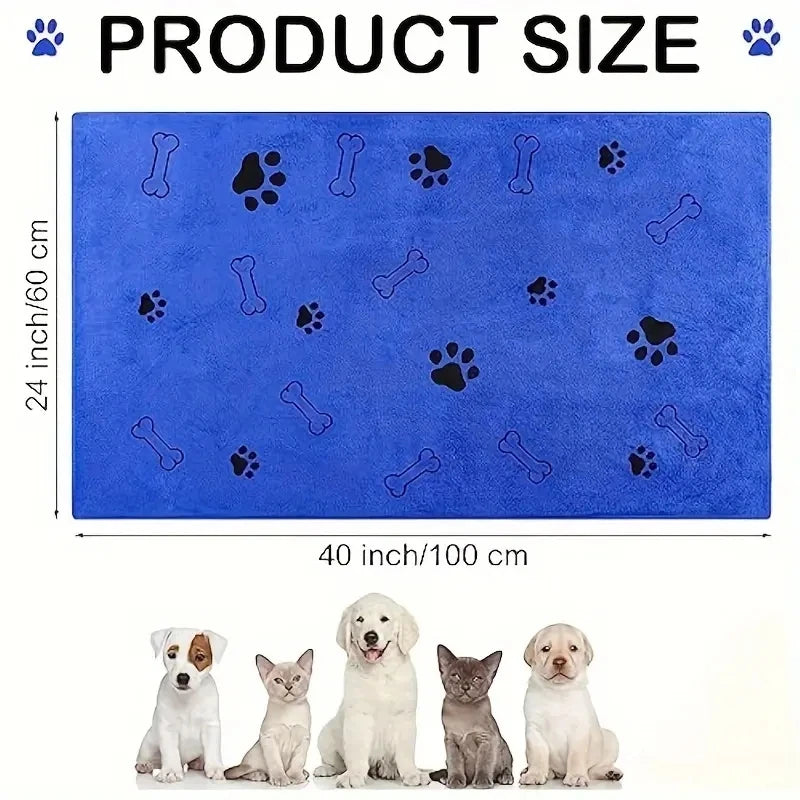 Dog Litter Microfiber Dog Towels Quick Dry Absorbent