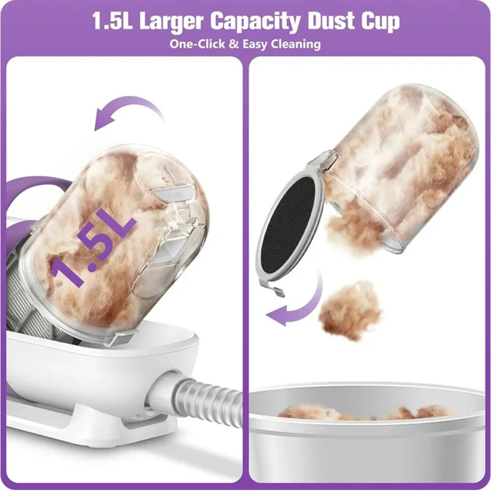 Homeika Pet Grooming Kit with Vacuum and Nail Grinder