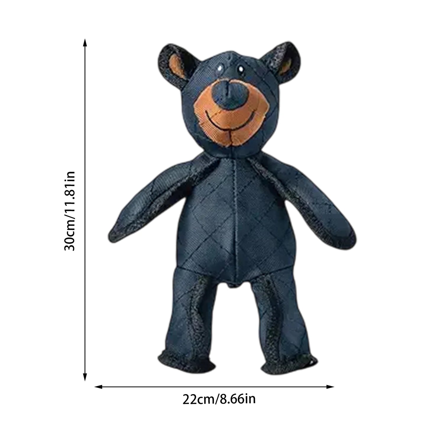 Unbreakable Squeaky Plush Bear Dog Toy For Chewing