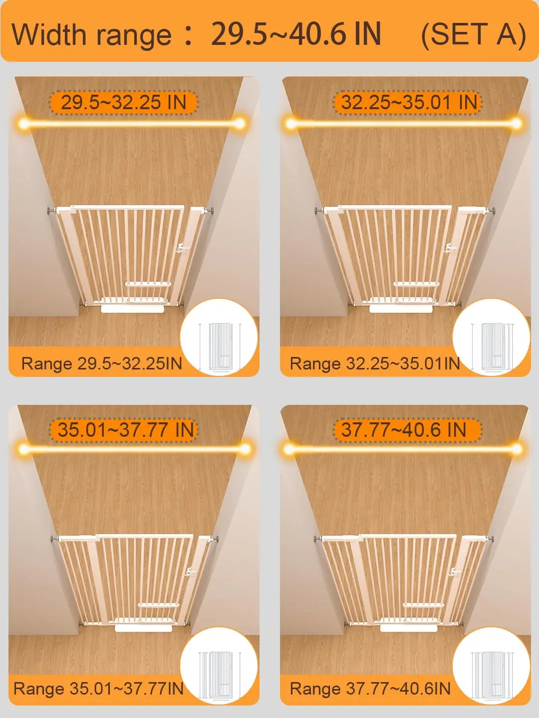 Ufsagcg Extra Tall Cat Gate With Small Pet Door Indoor
