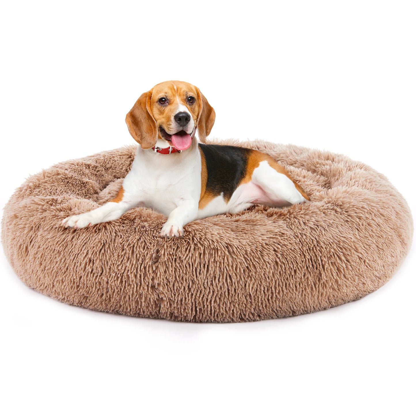 JHK Calming Plush Dog Bed For Ultimate Comfort And Safety
