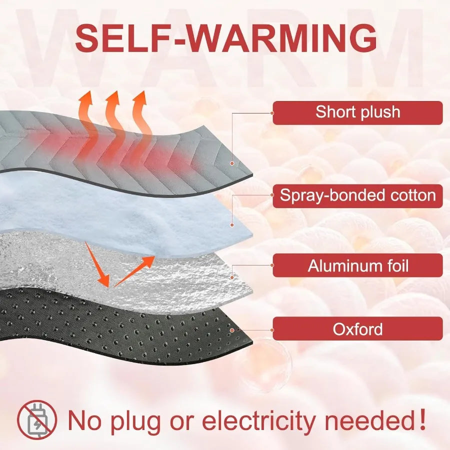 High-concerned Self Warming Pet Bed Mat For Cats And Dogs