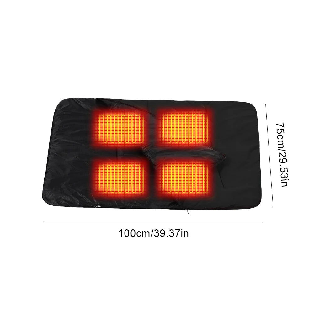 APWIKOGERCN USB Heated Pet Warmer Mat For Dogs Cats