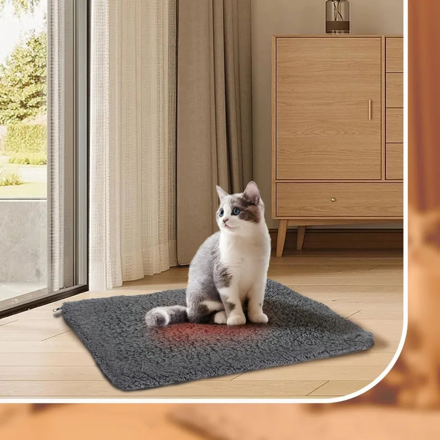 High-Concerned Self Warming Cat Bed Thermal Kennel Pad
