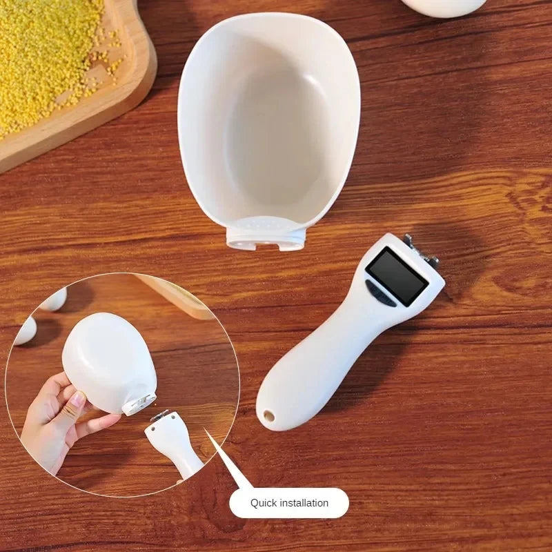 Hign-concerned Digital Pet Food Measuring Scoop Electronic Spoon Scale With LED Display