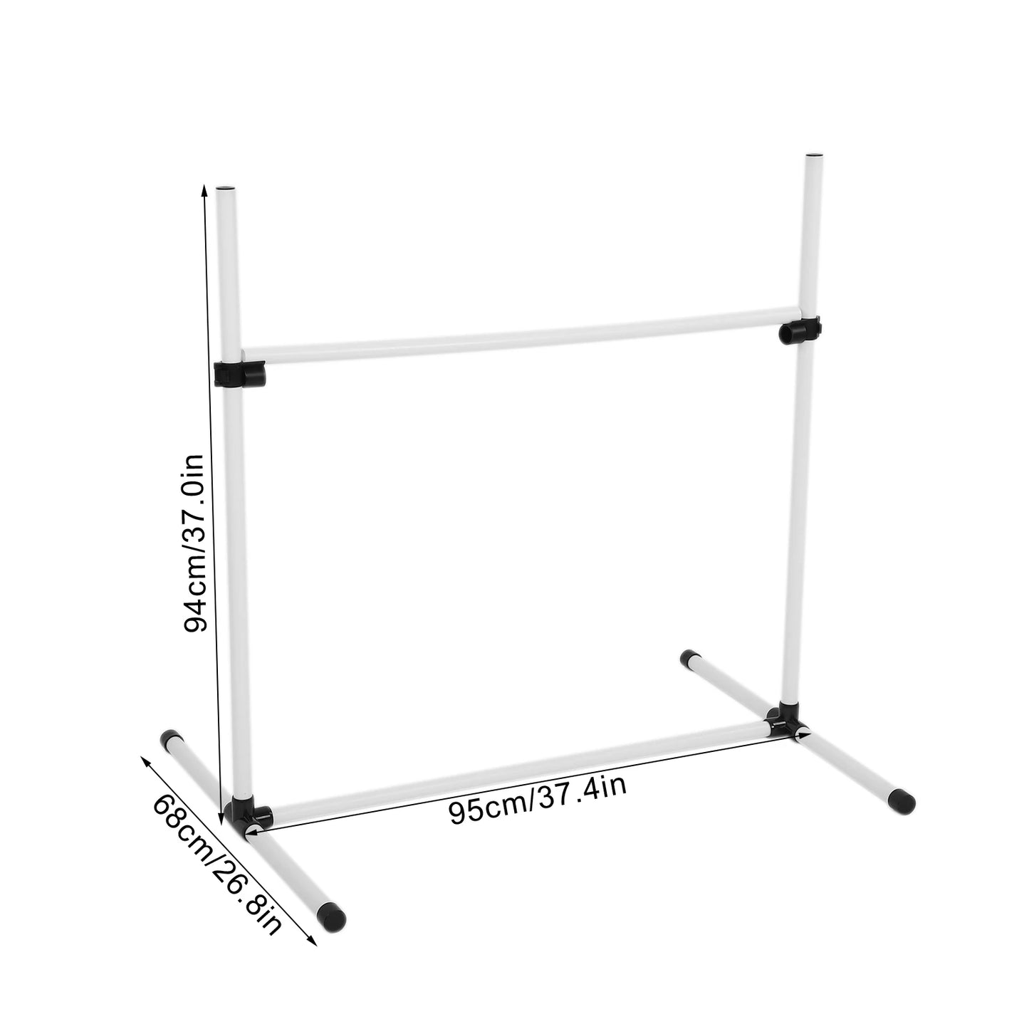 Dog Agility Training Set Adjustable Bar Jump Hurdle