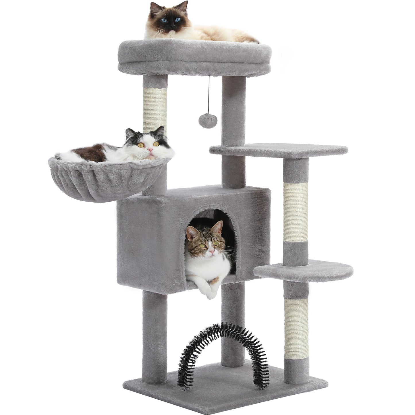 PAWZ Road Cat Tree With Four Levels Sisal Scratching Posts