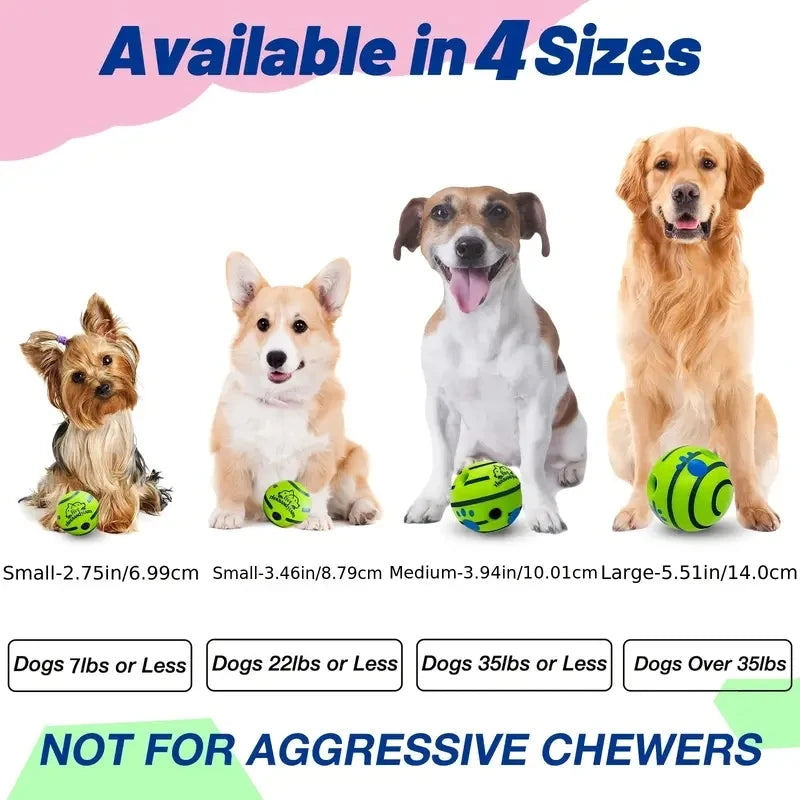Interactive Dog Toy Giggle Ball Puzzle For Mental Stimulation