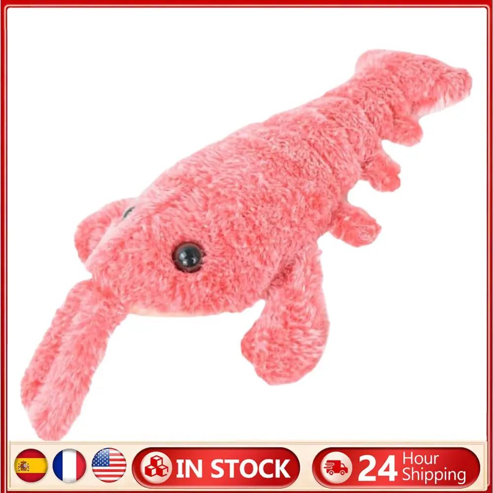 Shunmaii Interactive Plush Dog Toy Jumping Moving Teething Toy