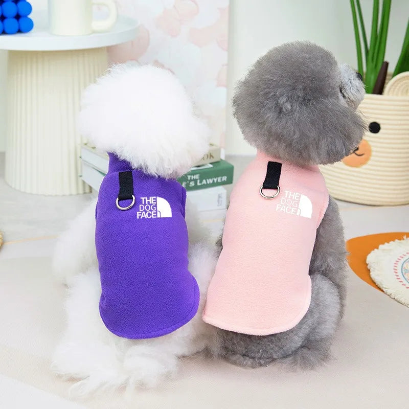 Sichuan Autumn Winter Fleece Dog Sweater Coat For Small Breeds