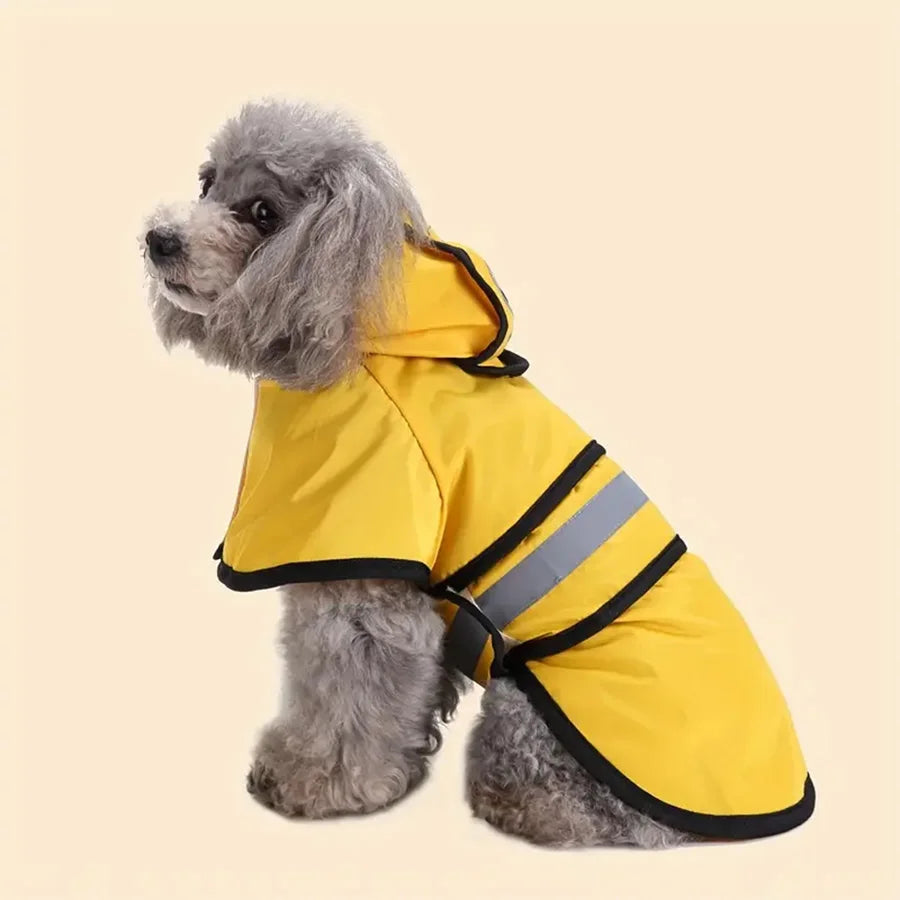 High Concerned Dog Raincoat Waterproof Adjustable Windproof Outdoor Coat