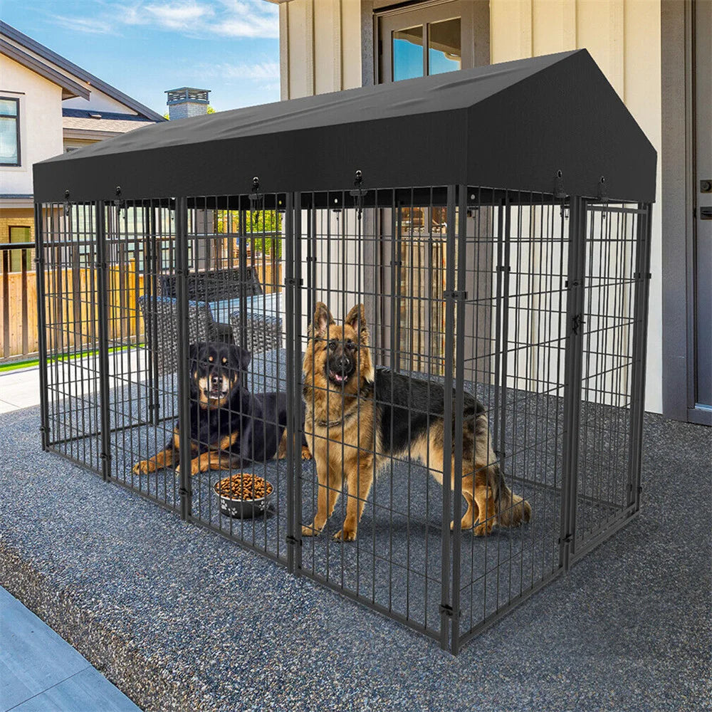 Borwarth Heavy Duty Large Dog Kennel Welded Metal Playpen