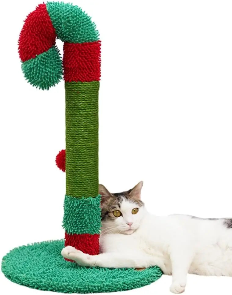 Christmas Cat Scratch Pillar Durable Decompression Toy