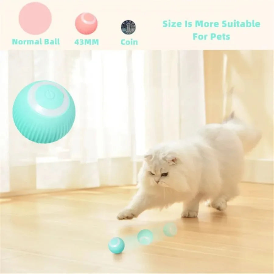 Automatic Rotating Cat Teasing Ball Pet Toy