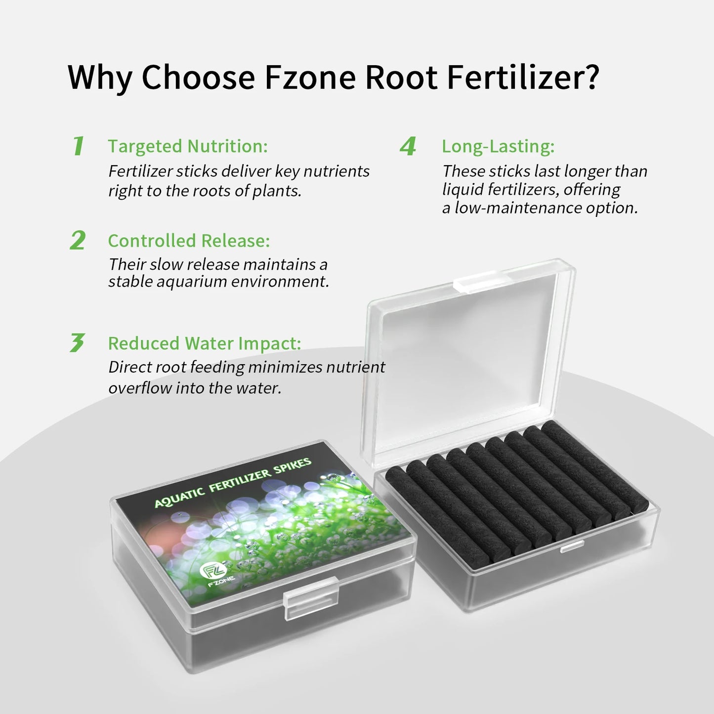 Aquarium Root Fertilizer Spikes for Healthy Plants 25 Count