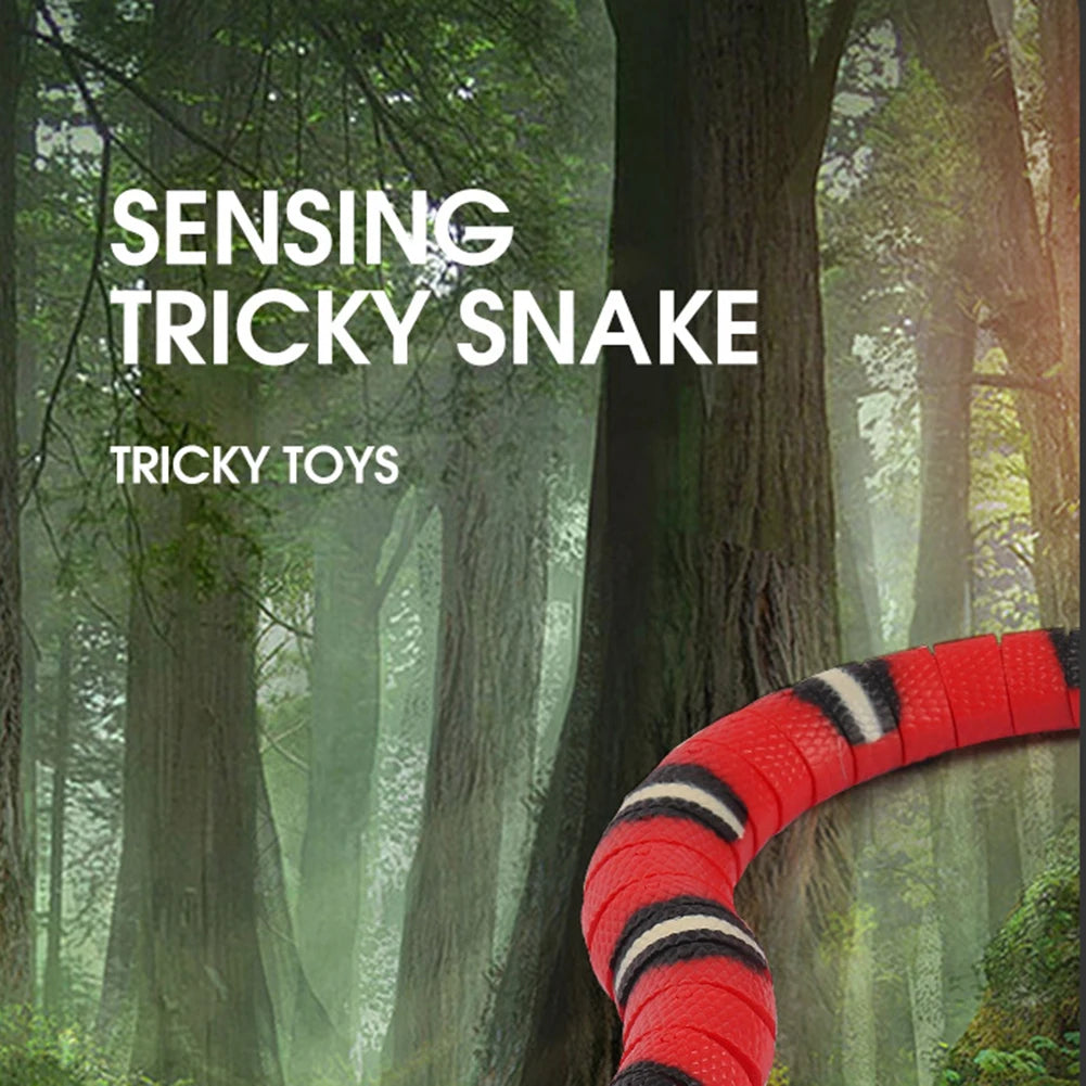 Snake Cat Toy Rechargeable Interactive Cat Toy Obstacle