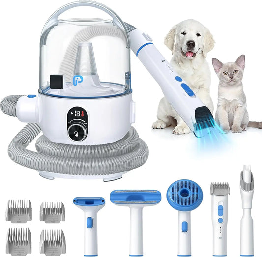5-in-1 Pet Grooming Vacuum Kit for Dogs and Cats