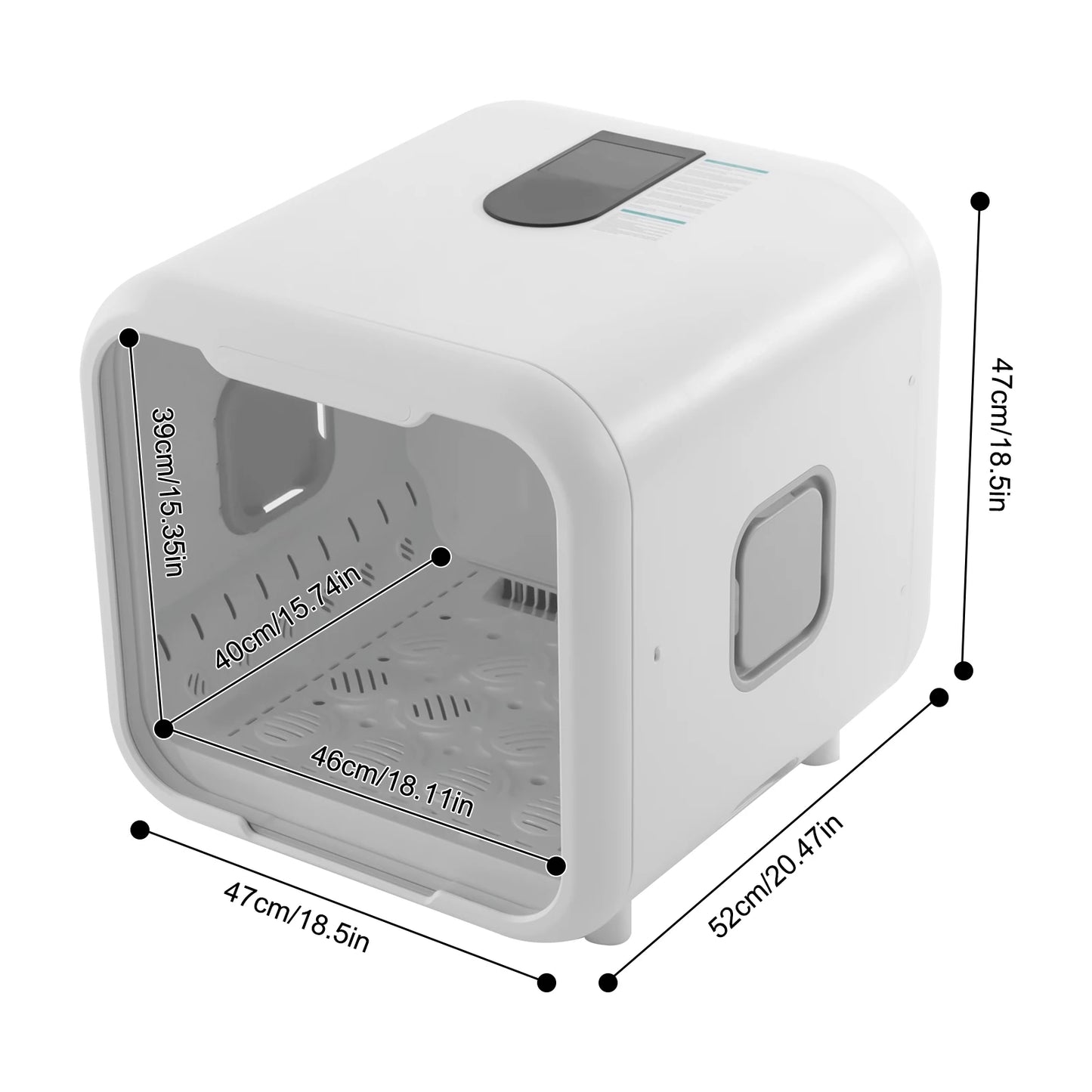 Pet Dryer Box 800W For Grooming And Sanitizing Cats
