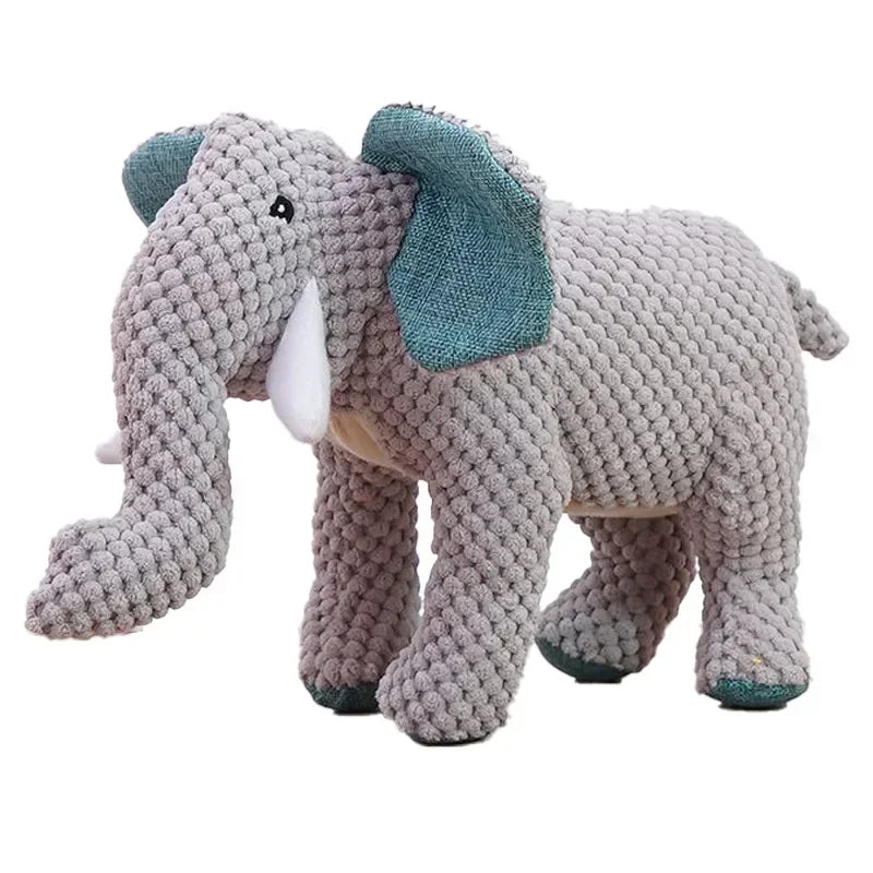 Hign-concerned Squeaky Plush Dog Toys Lion Dinosaur
