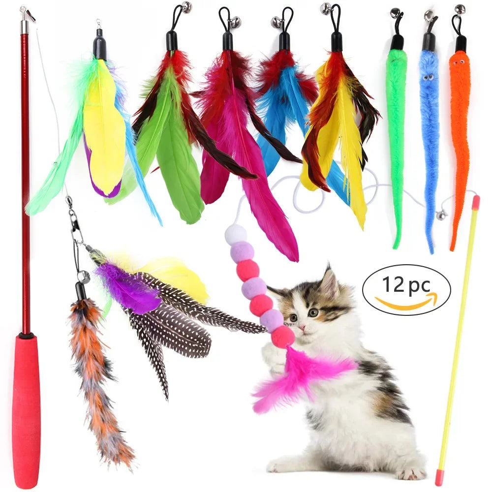 DualPet Kitten Toys Variety 20 Piece Cat Toy Set For Cats