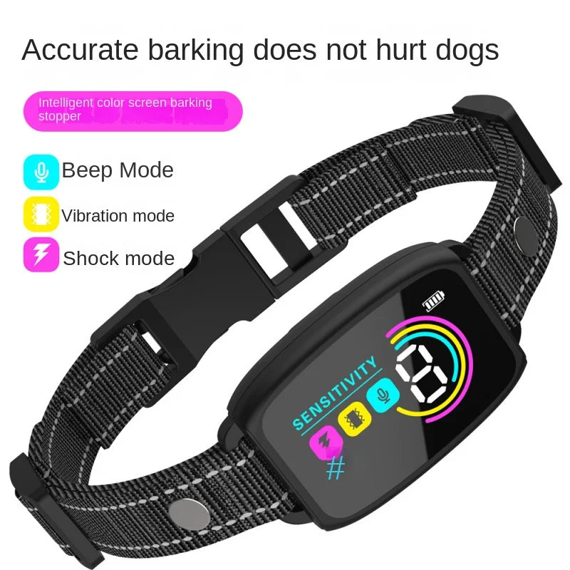 LISMD Dog Training Collar Anti Barking Stop Device Waterproof