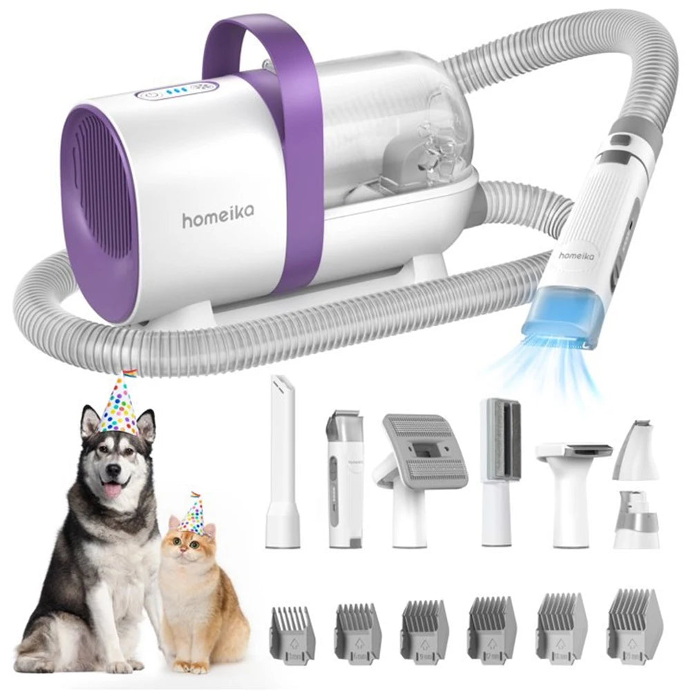 Homeika Pet Grooming Kit with Vacuum and Nail Grinder