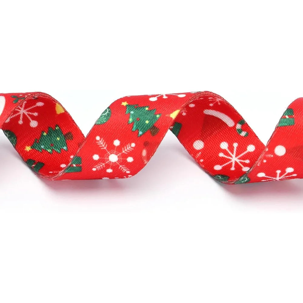 Christmas Martingale Dog Collar Red No Slip Nylon Training