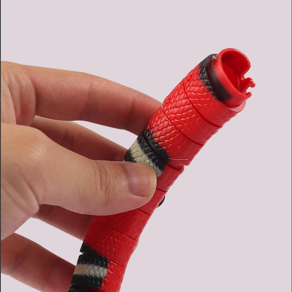 Snake Cat Toy Rechargeable Interactive Cat Toy Obstacle