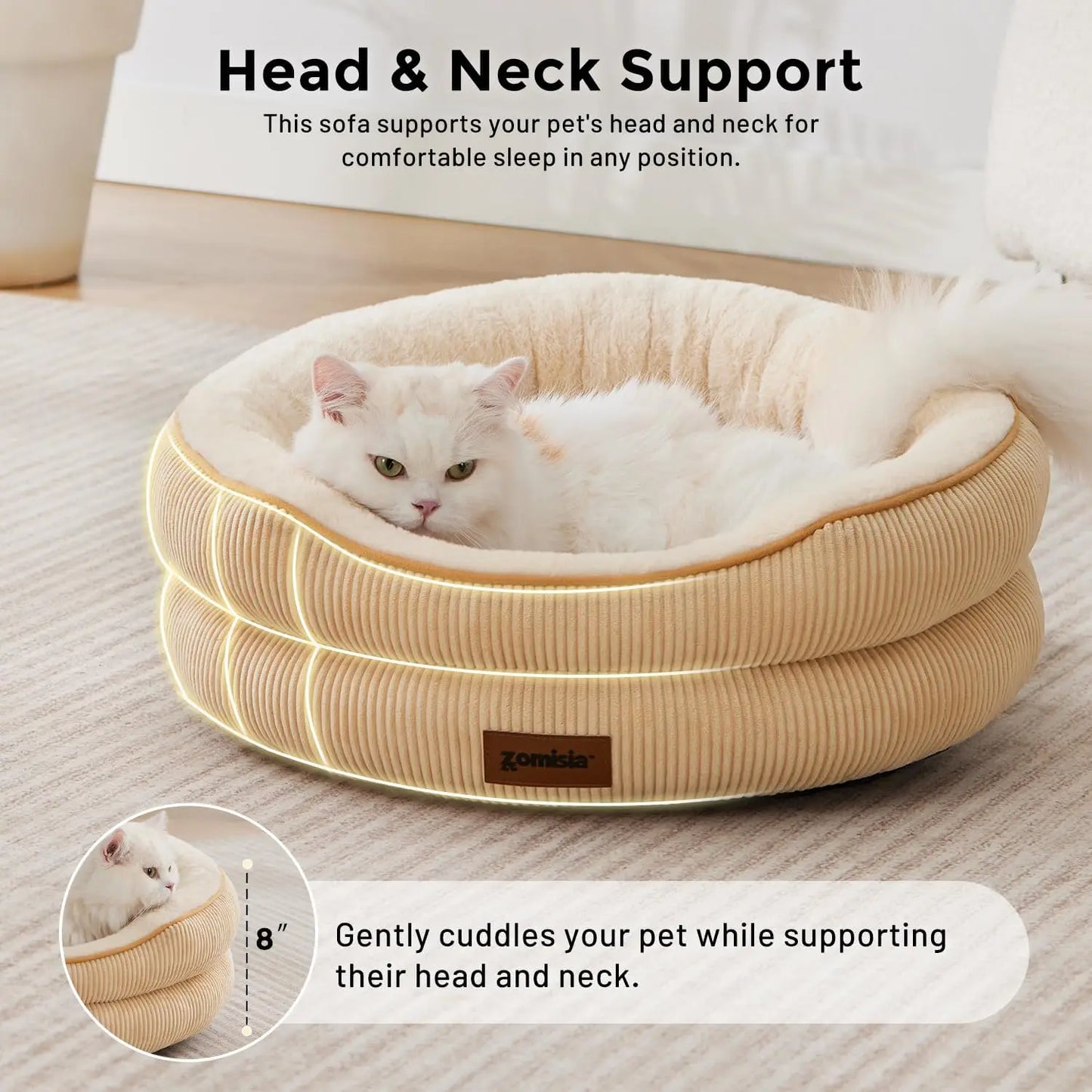 Apollo Indoor Cat Heating Bed Adjustable Temperature Pad With Timer