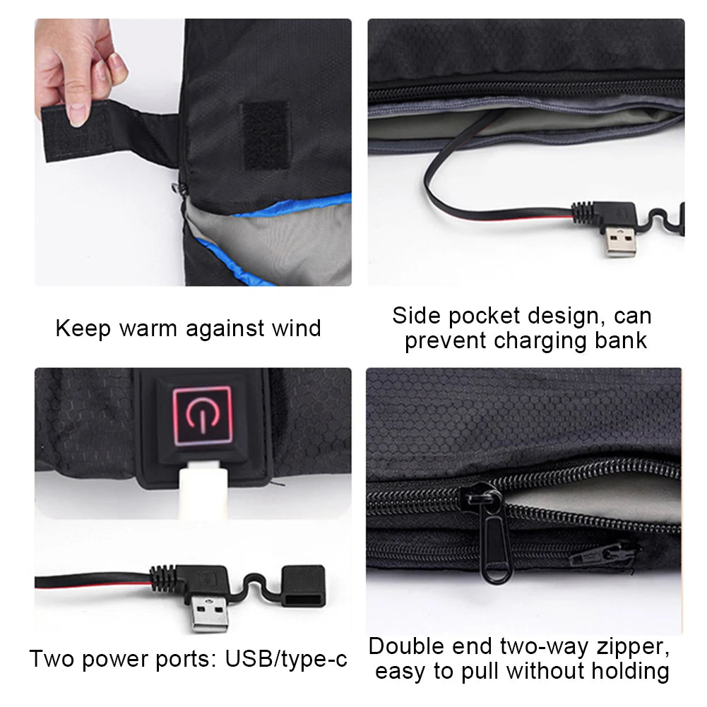 APWIKOGERCN USB Heated Pet Warmer Mat For Dogs Cats