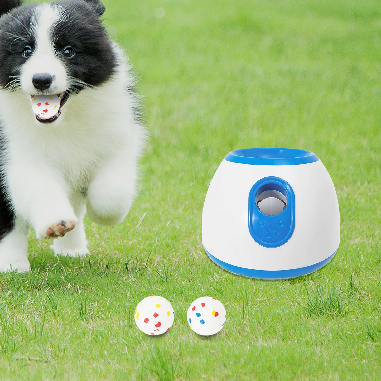 Automatic Ball Launcher For Dogs Adjustable 10 To 30 Feet