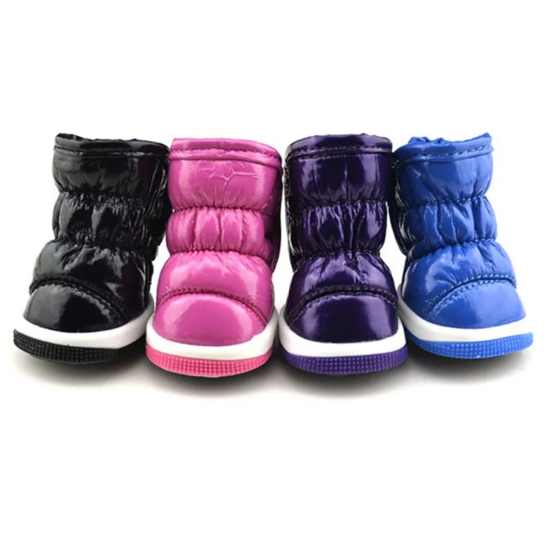 Waterproof Winter Dog Shoes Four Pack Yorkie