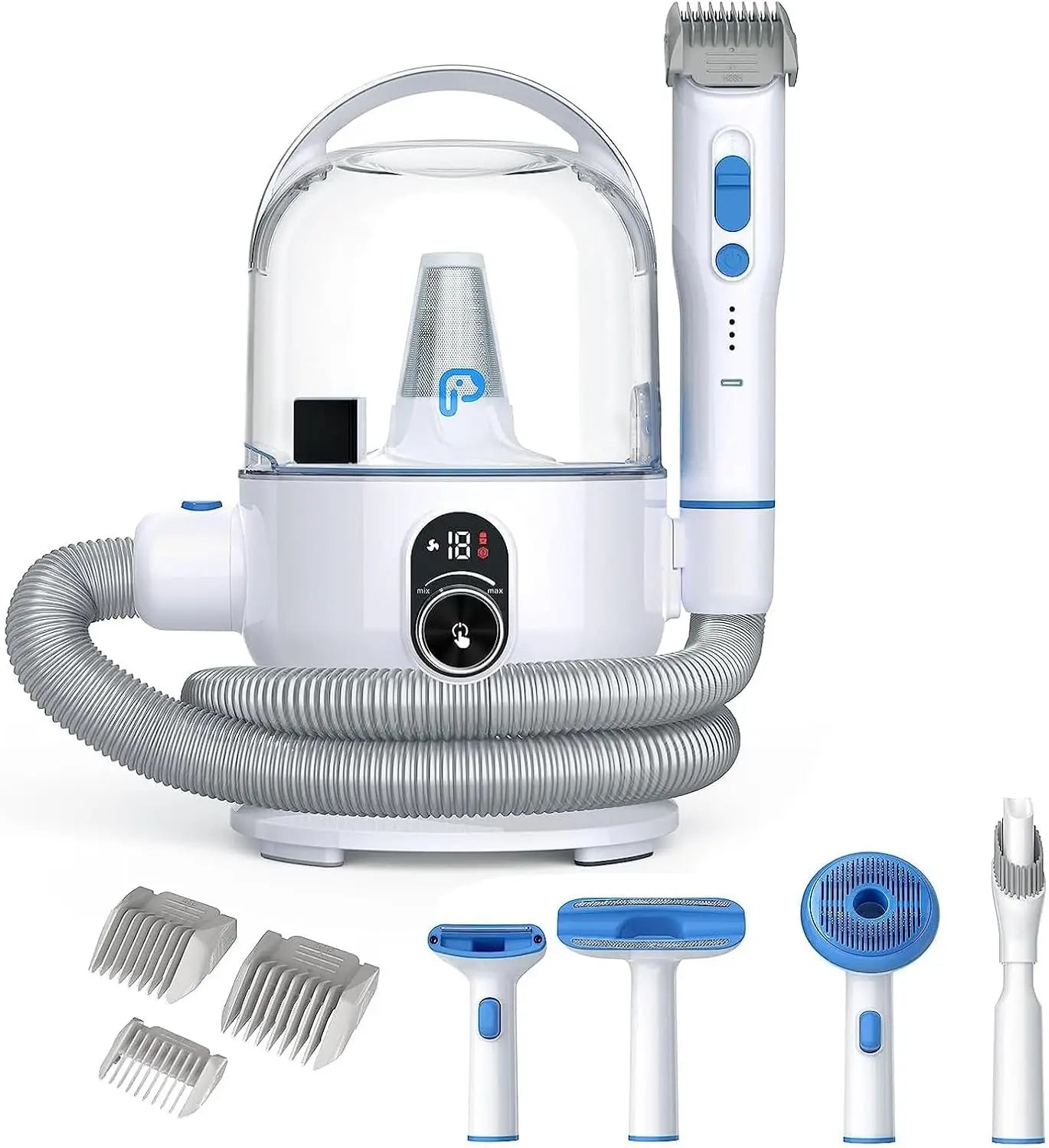 5-in-1 Pet Grooming Vacuum Kit for Dogs and Cats