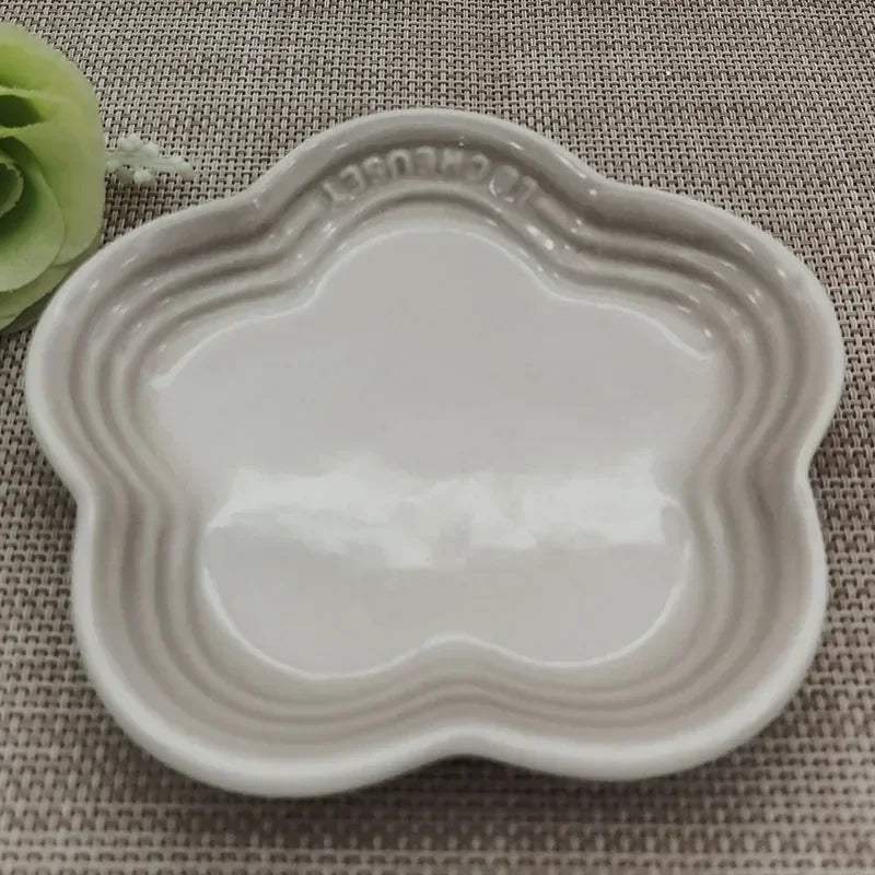 Ceramic Elevated Cat Food Bowl Extra Wide Whisker Safe Feeder