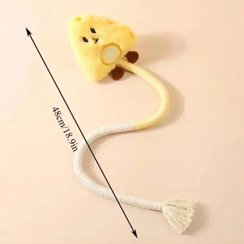 Cat Scratcher Rope Toy Cotton Rope Bite Resistant Chew Toy Cat Puzzle