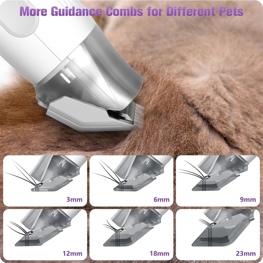 Homeika Pet Grooming Kit with Vacuum and Nail Grinder